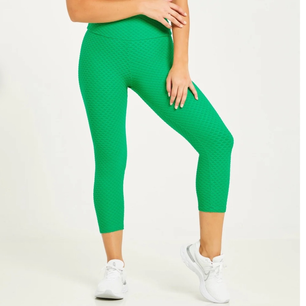 Booty by Brabants Calf Length Green Leggings